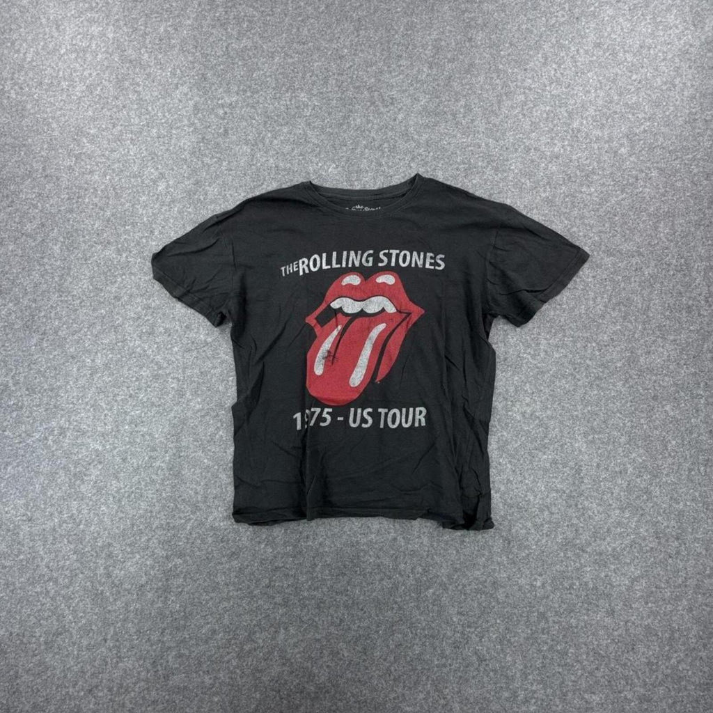 Black Rolling Stones 175th US tour t-shirt