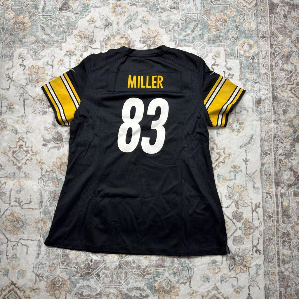 Nike NFL Pittsburgh Steelers Miller Jersey in Black Women’s Size XL