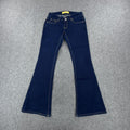 Look at me women's Y2K dark blue flared jeans #flares