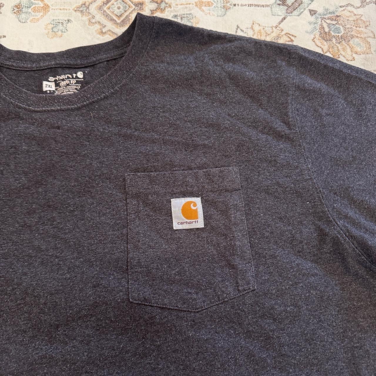 Carhartt Black Pocket T-Shirt Size 2XL