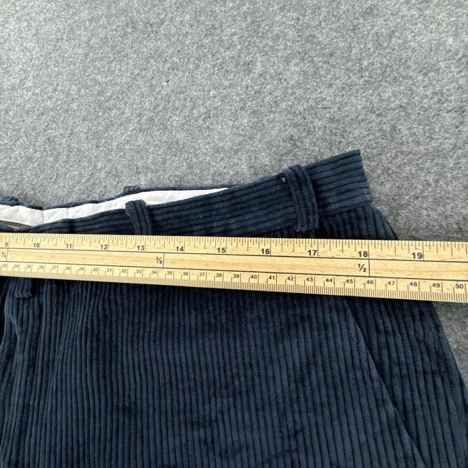 Long John Navy corduroy straight leg trousers