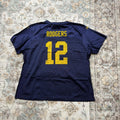 Reebok Women’s Aaron Rodgers Navy Blue Jersey Size 3XL