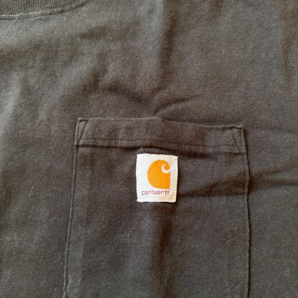 Carhartt Loose Fit T-Shirt with Front Pocket in Black Size XL