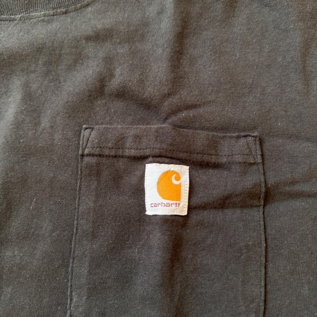 Carhartt Loose Fit T-Shirt with Front Pocket in Black Size XL