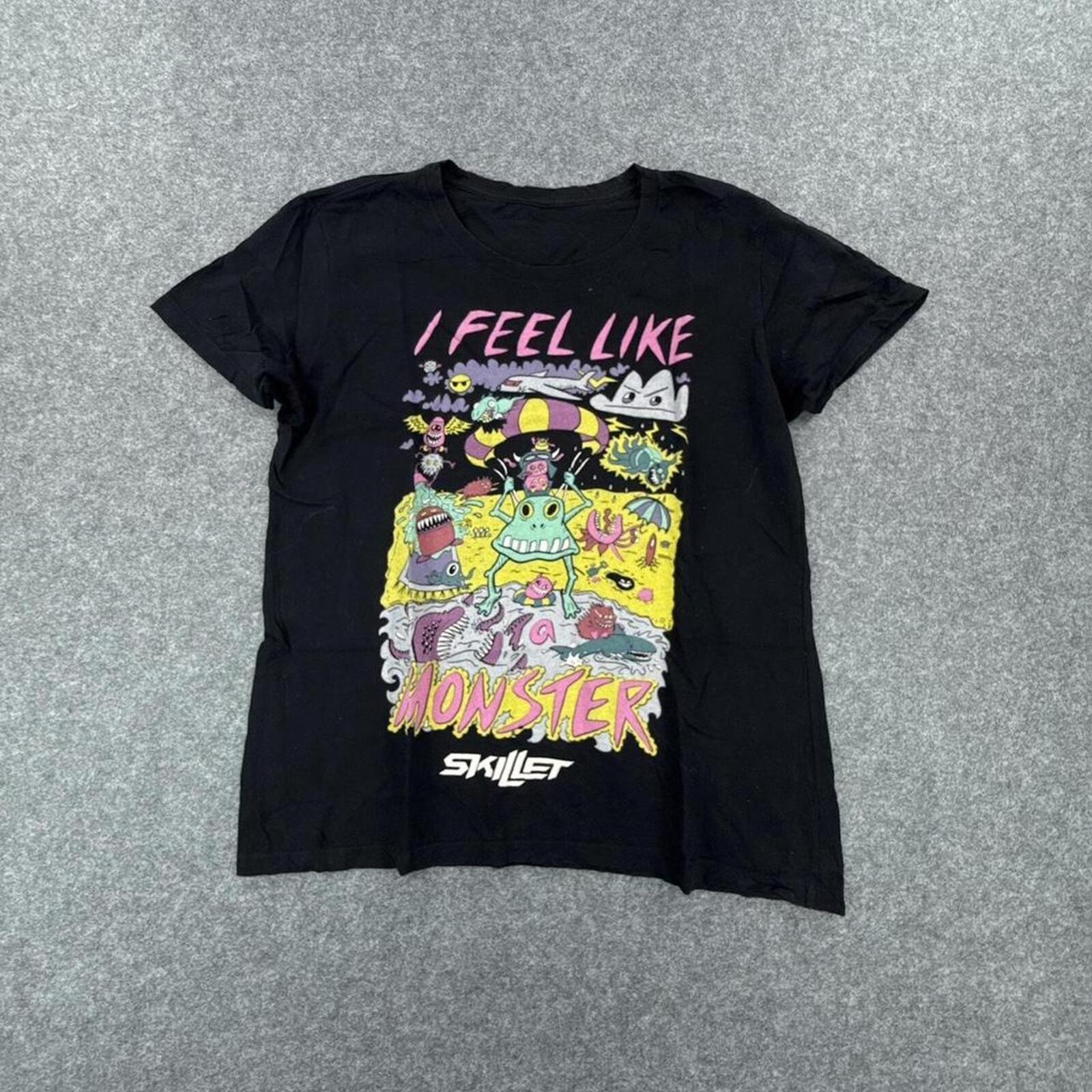 Black Skillet I Feel Like A Monster tee #Skillet #BandMerch