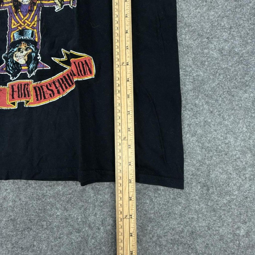 Black Guns N Roses cut-out t-shirt