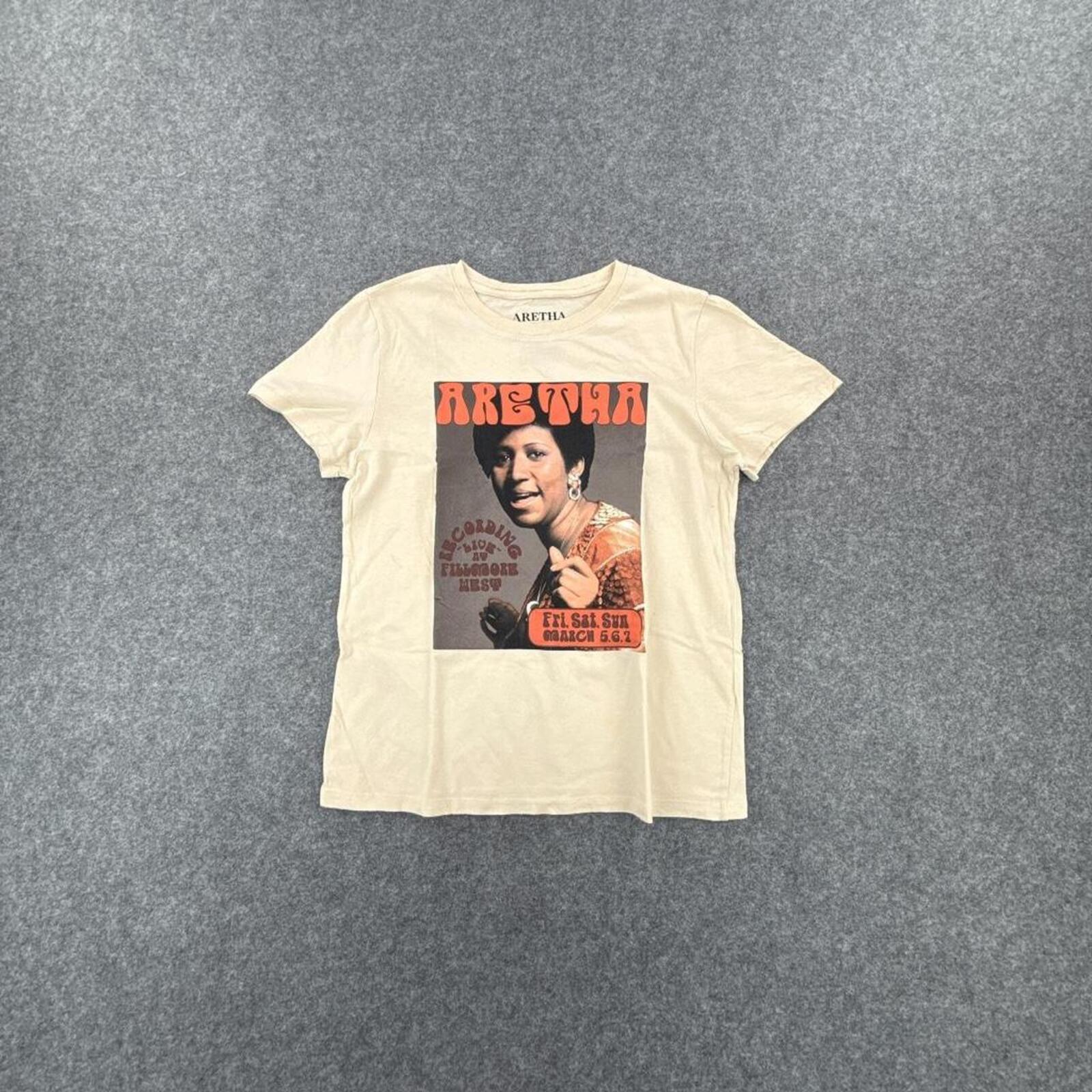 Cream and white Aretha T-shirt