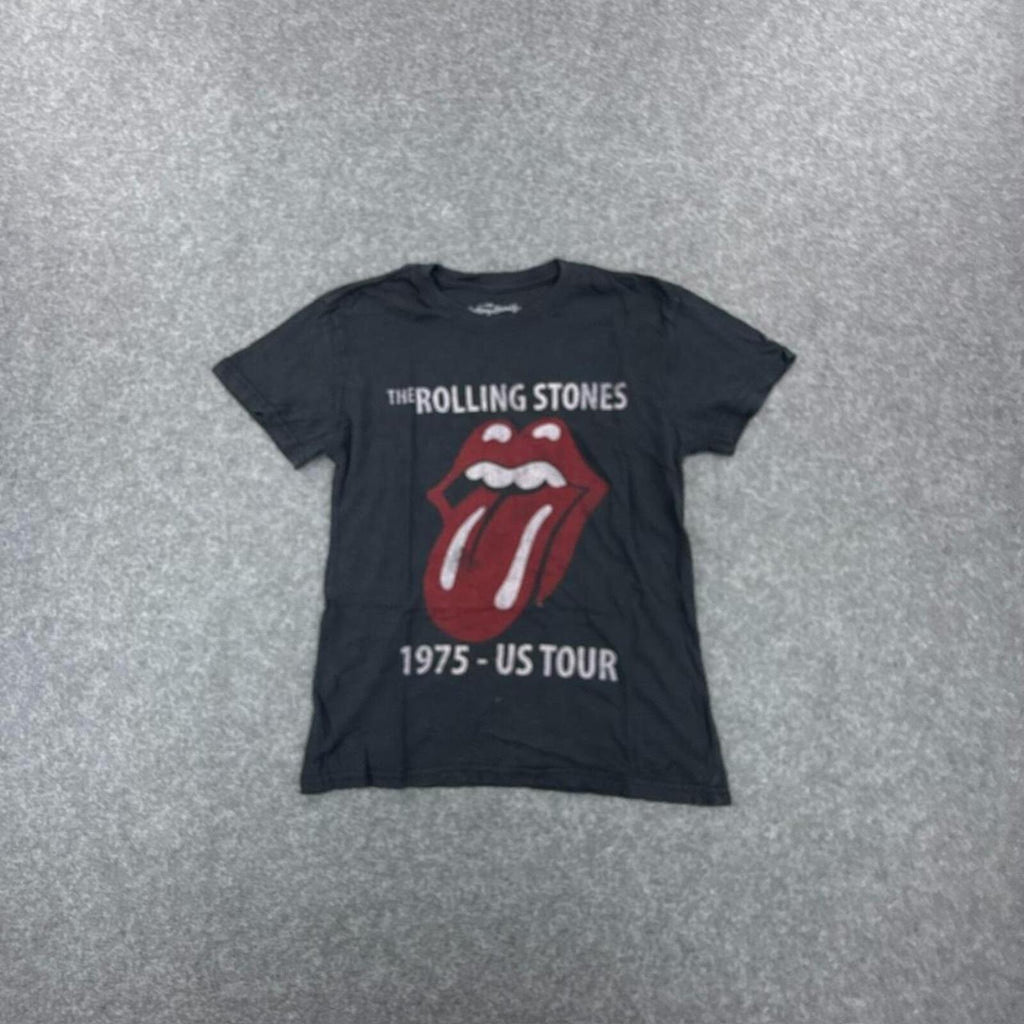 The Rolling Stones 1975 US Tour black t-shirt