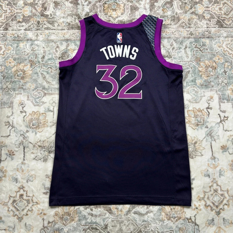 Nike Dri-Fit NBA Wolves Towns Jersey in Purple Size S