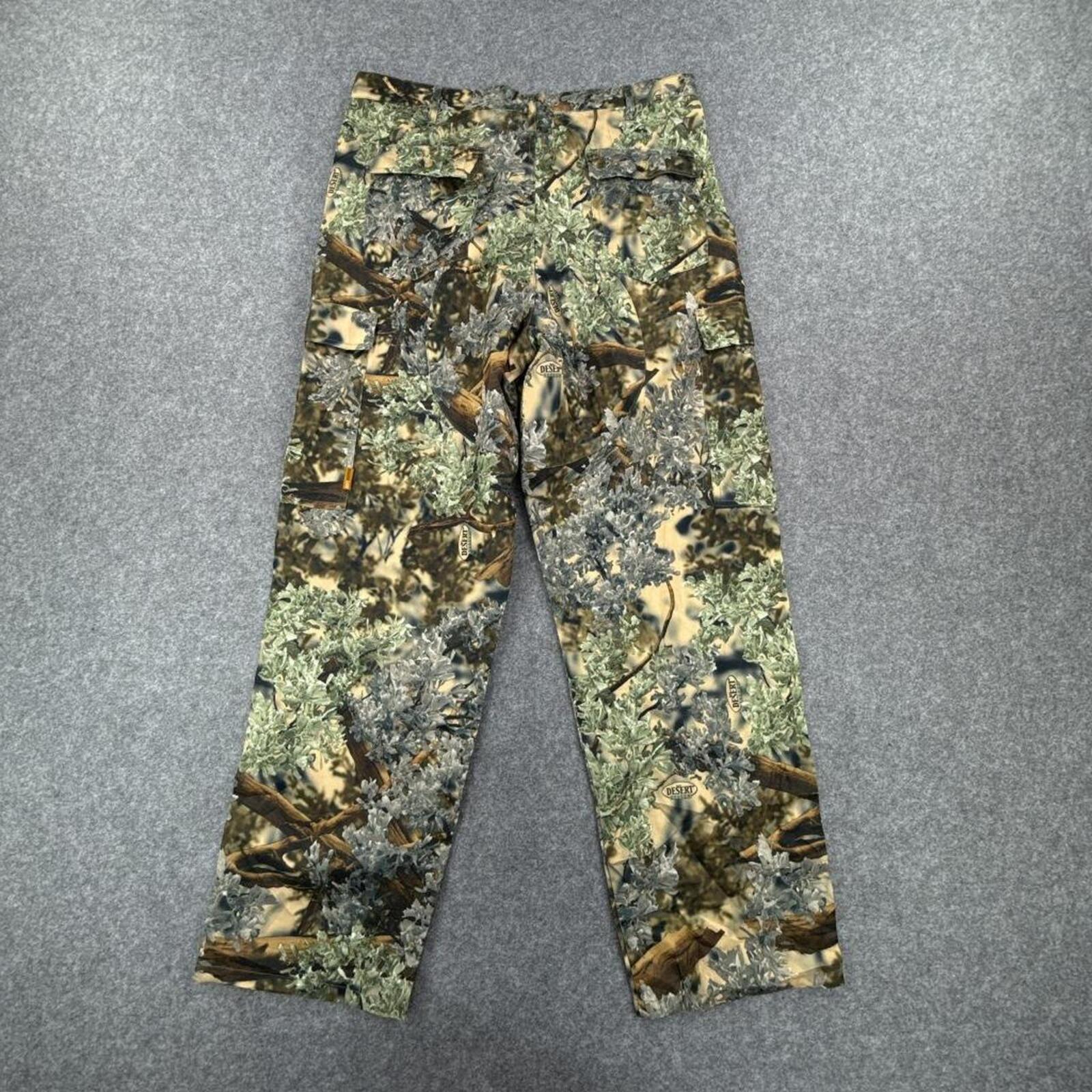 Real tree camouflage pants - green and brown trousers