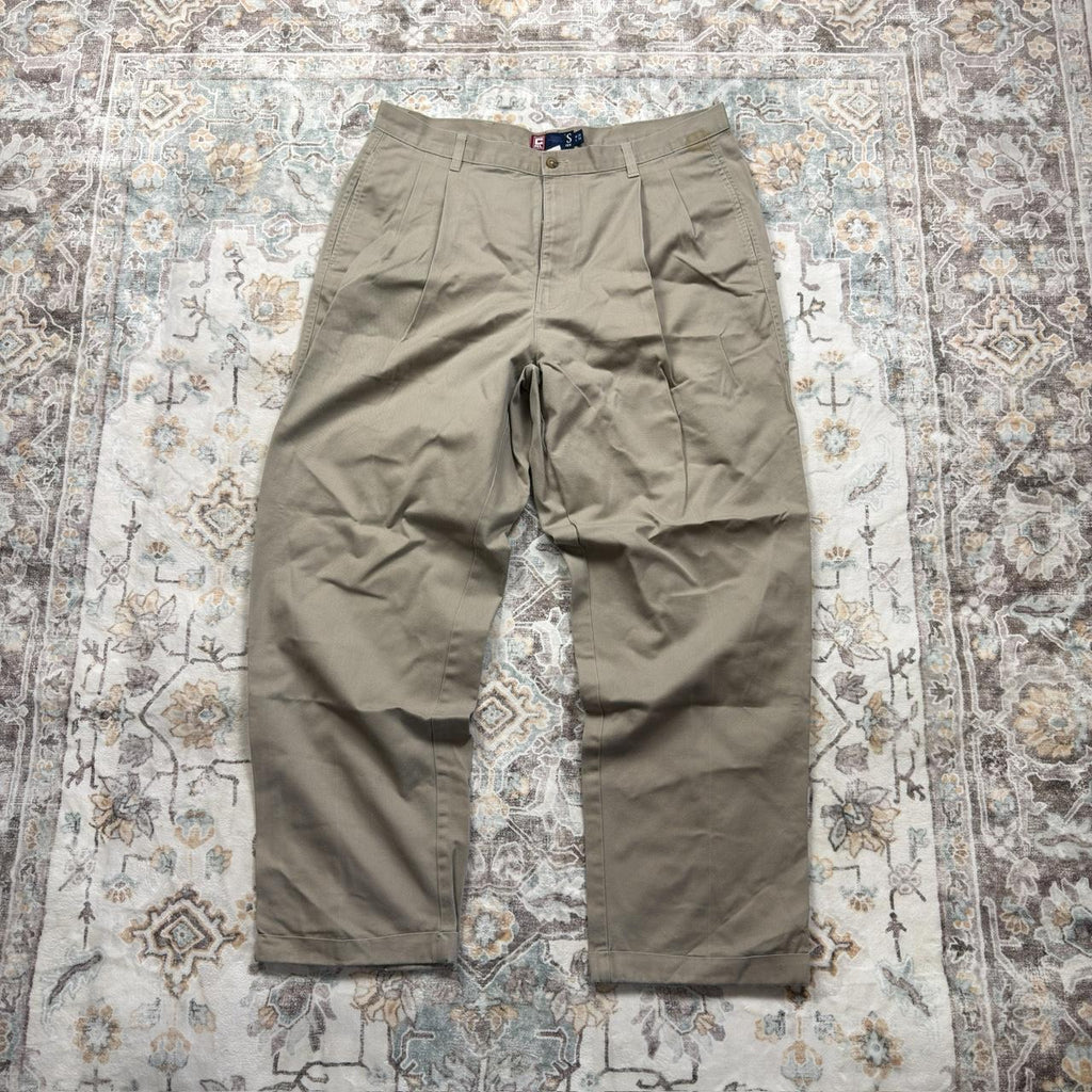 Chaps Ralph Lauren Vintage Chino Trousers in Khaki W38 L32