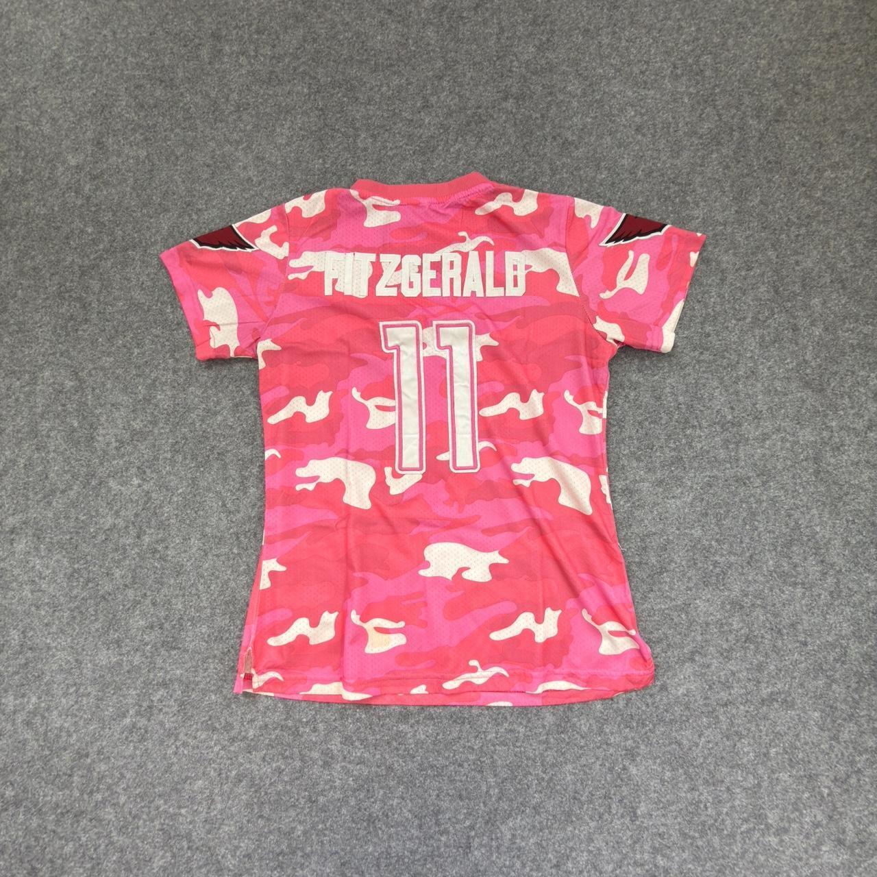 NFL Arizona Cardinals ‘Fitzgerald’ Jersey in Pink Camo Women’s