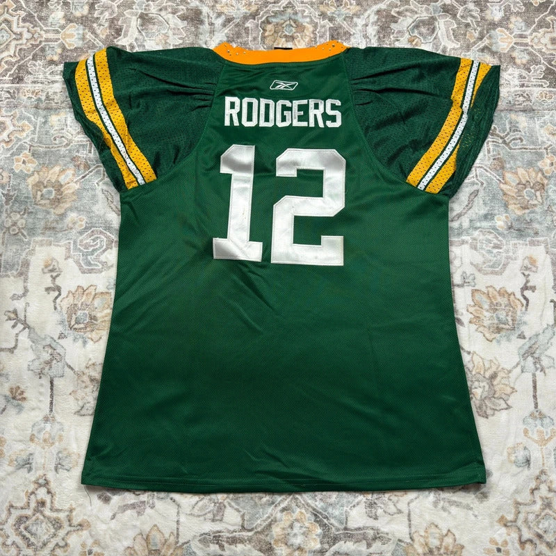 Reebok NFL Rodger’s Jersey in Green Women’s Size XL