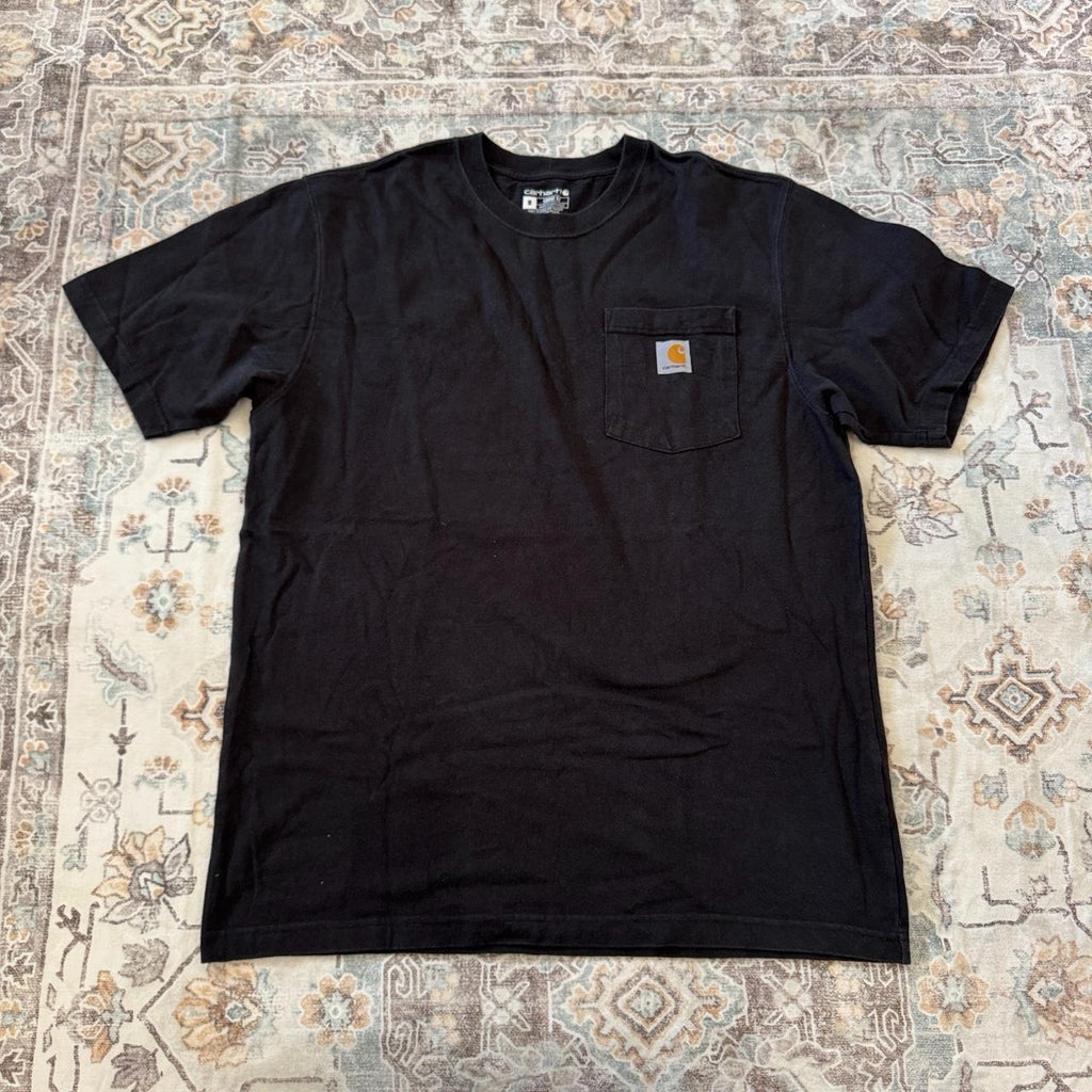 Carhartt Loose Fit Black Pocket T-Shirt Size M