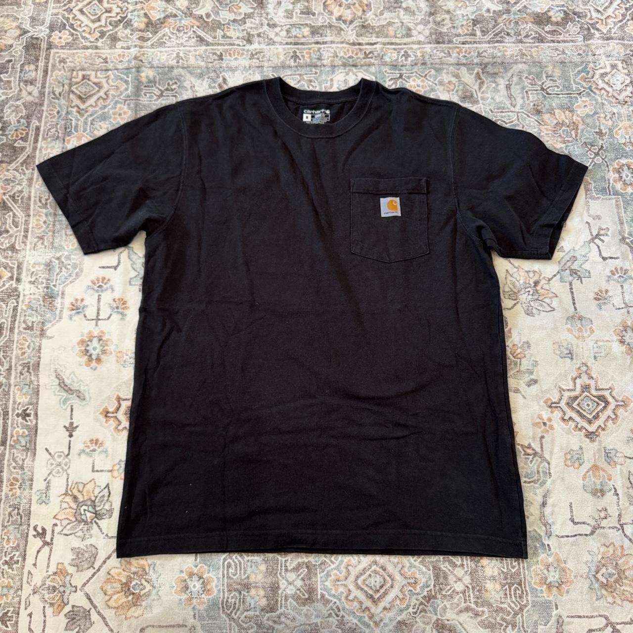 Carhartt Loose Fit Black Pocket T-Shirt Size M