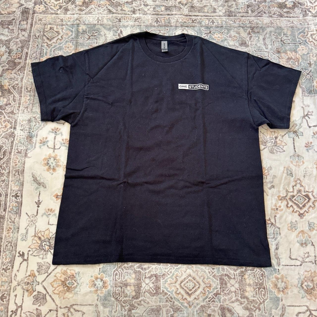 Gildan One Students Unite T-Shirt in Black Size XL