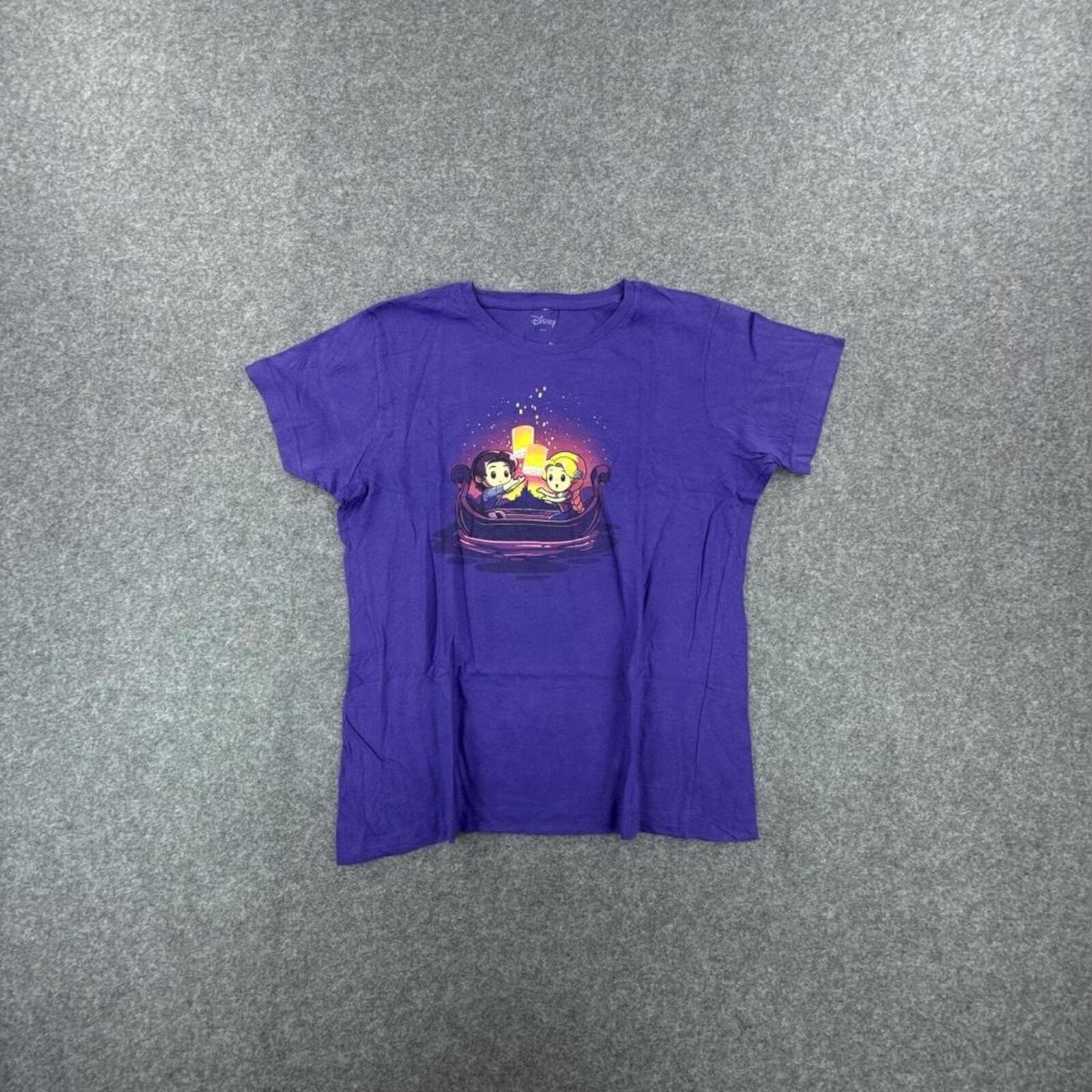 Disney Rapunzel purple graphic tee