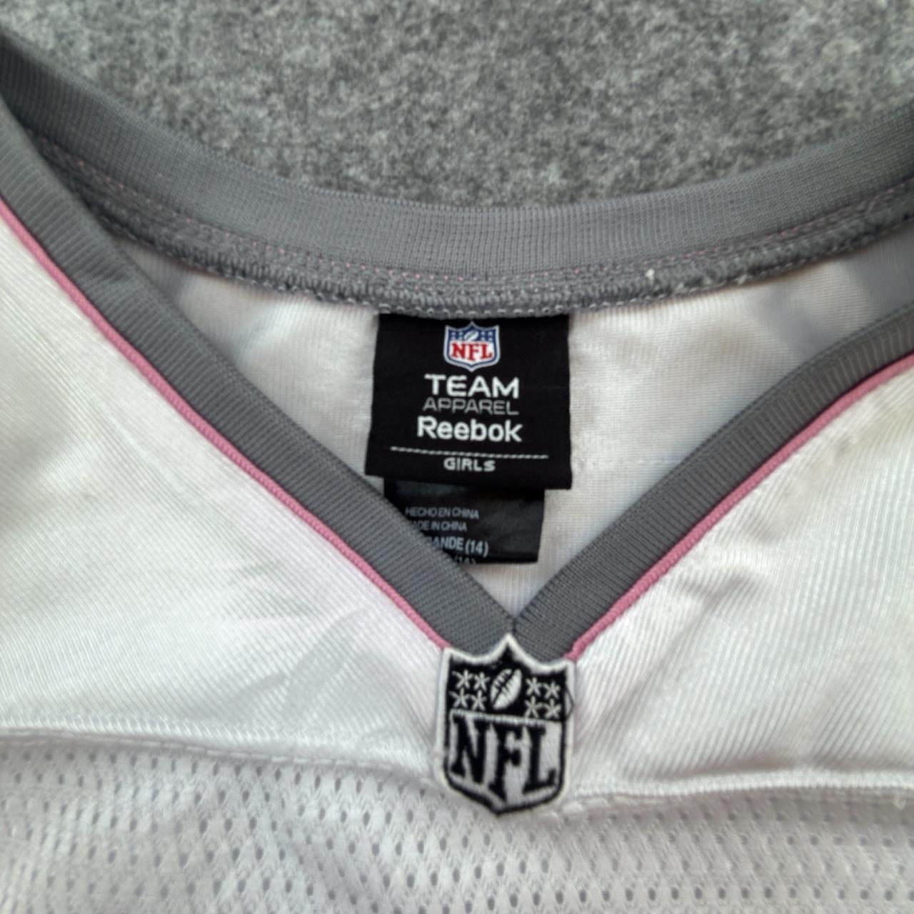 Reebok Girls’ NFL 49ers Gore Jersey in Pink & White
