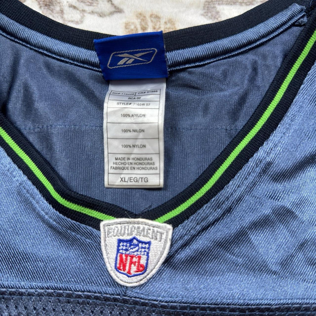 Reebok NFL Seattle Seahawks Alexander Jersey in Metallic Blue Size XL