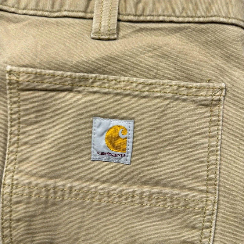 Carhartt Relaxed Fit Carpenter Trousers in Khaki W36 L30