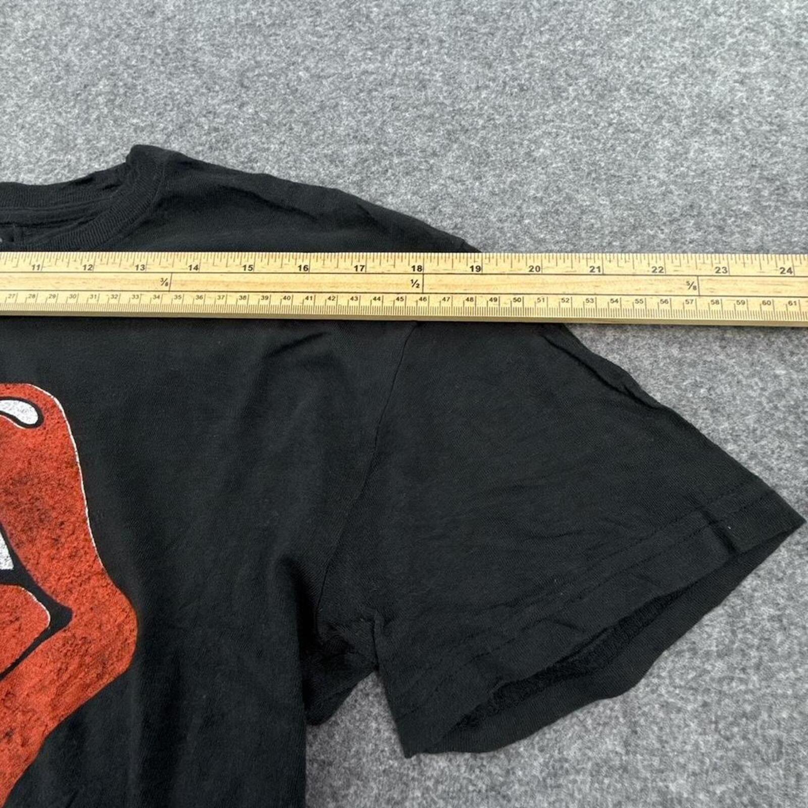 Black and red Rolling Stones tour tee #rocktee