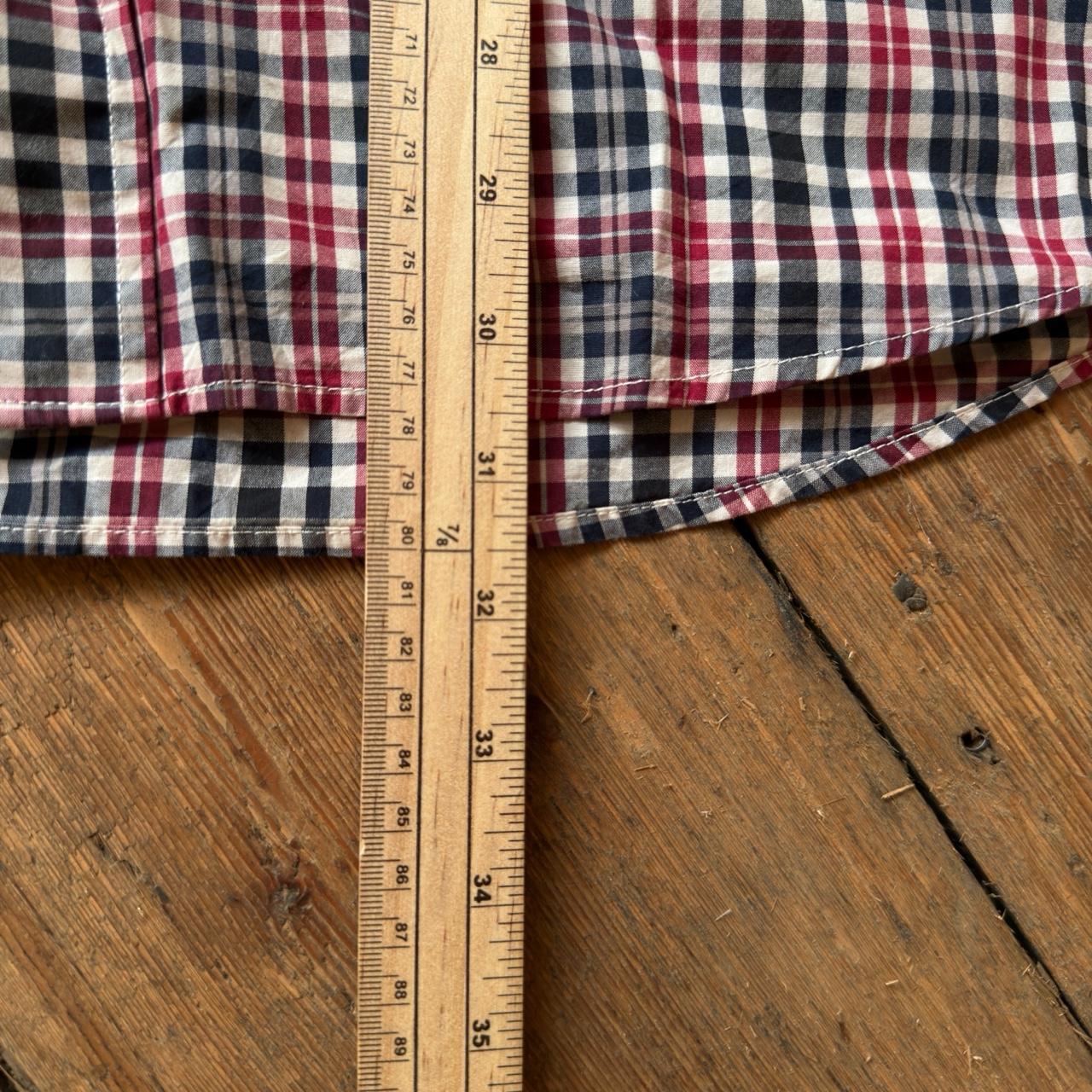 Pendleton Cotton Metro Shirt Red and Black Plaid Long Sleeve Shirt Size L