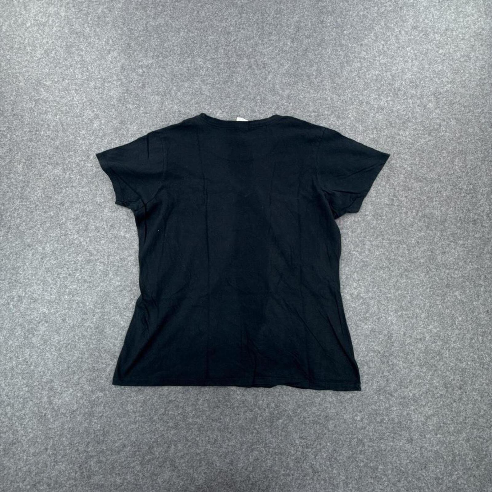 Black & multi-coloured streetwear t-shirt