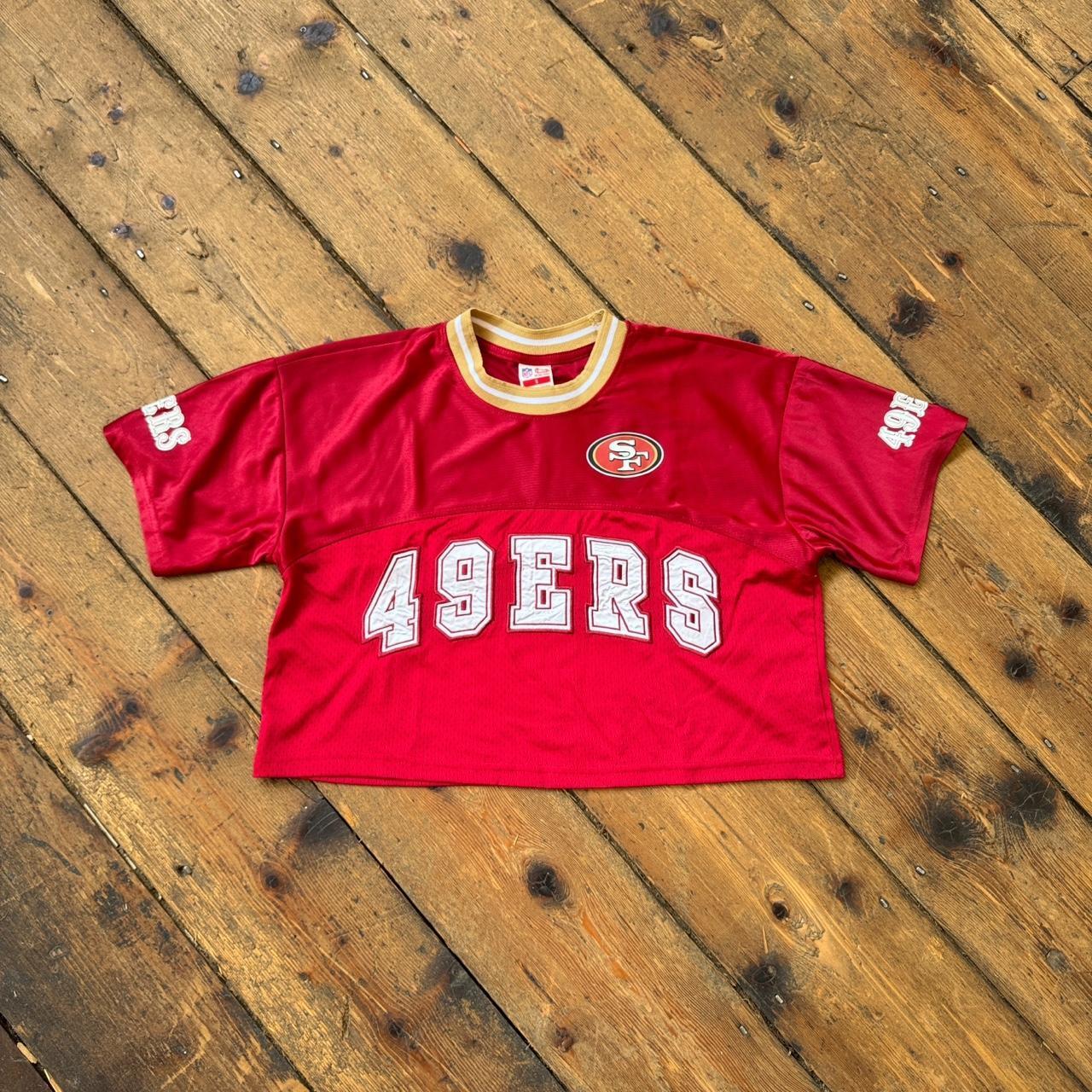 NFL Ultra Game San Francisco 49ers Cropped Jersey in Red Women’s Size S