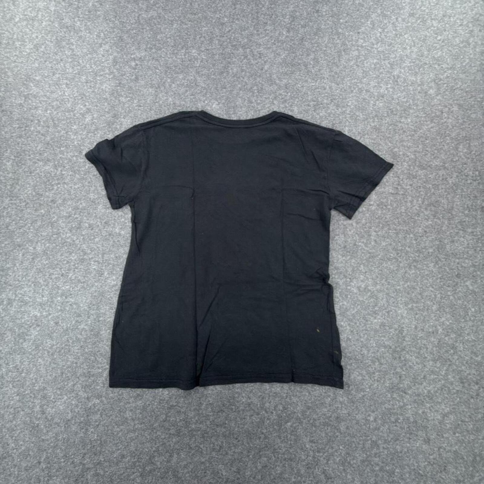 Black Rolling Stones 1975 US Tour T-shirt