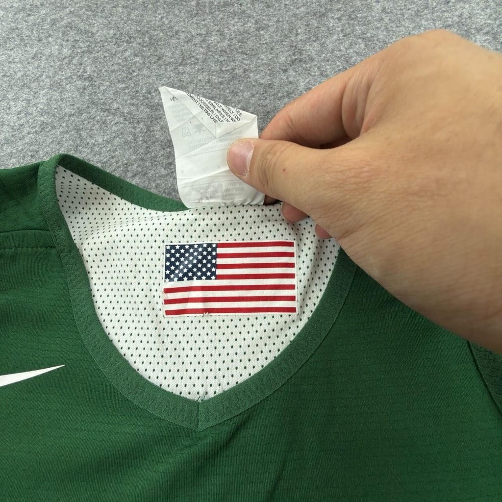 Nike Owls Basketball Jersey in Emerald Green Kids