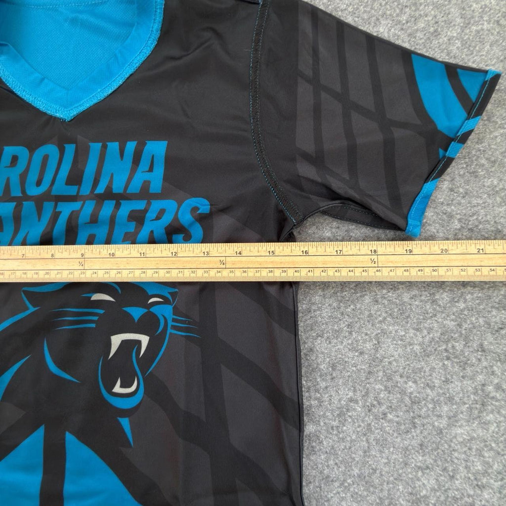 NFL Carolina Panthers Lightweight Jersey in Black and Blue