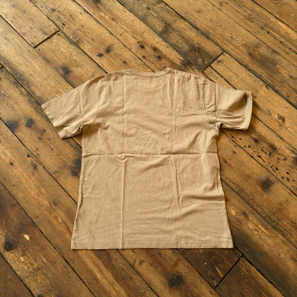 Carhartt Loose Fit Short Sleeved T-Shirt with Front Pocket in Tan Size L