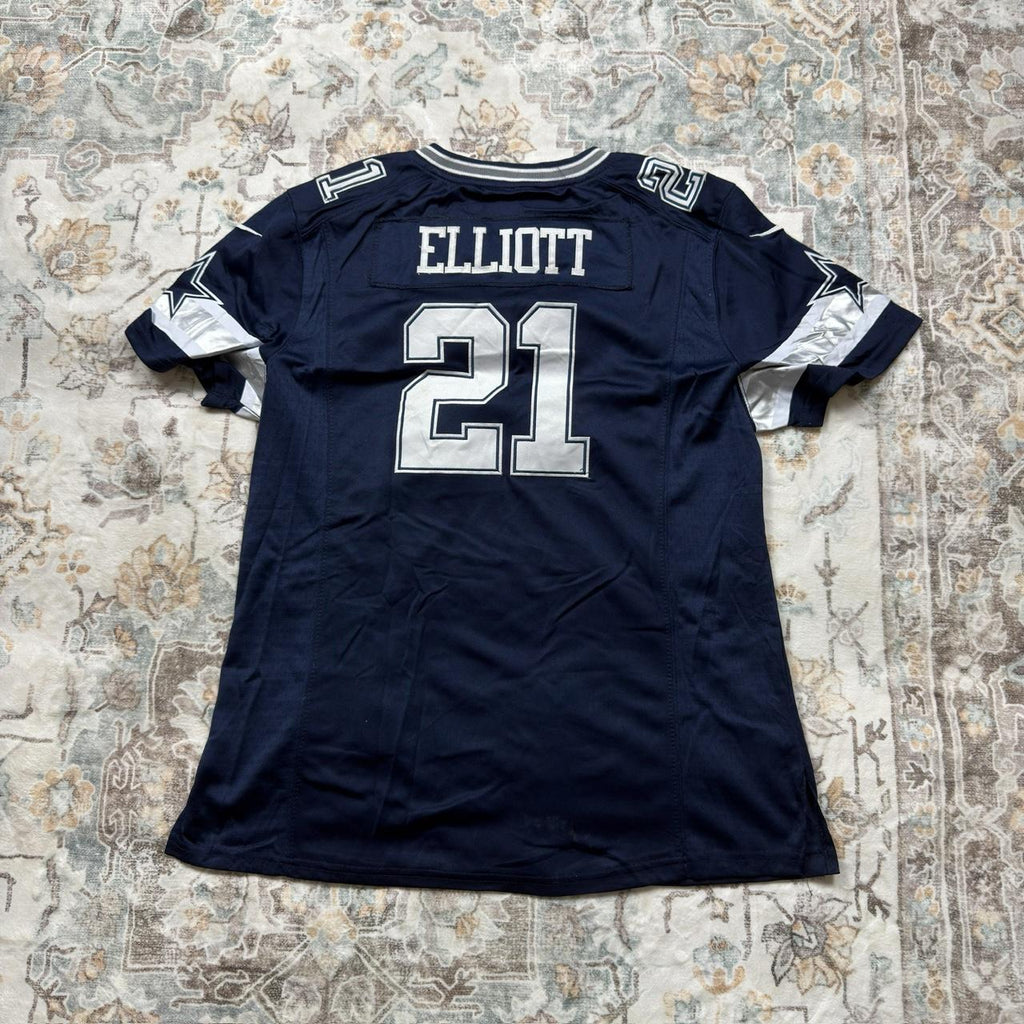Nike NFL Dallas Cowboys Ezekiel Elliott Jersey in Navy Women’s Size XL