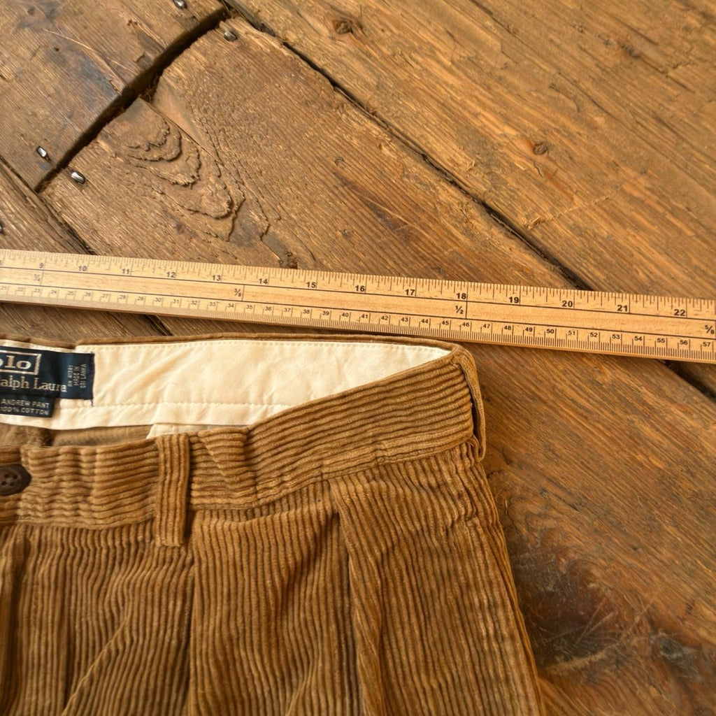 Polo Ralph Lauren Light Brown Corduroy Trousers W36
