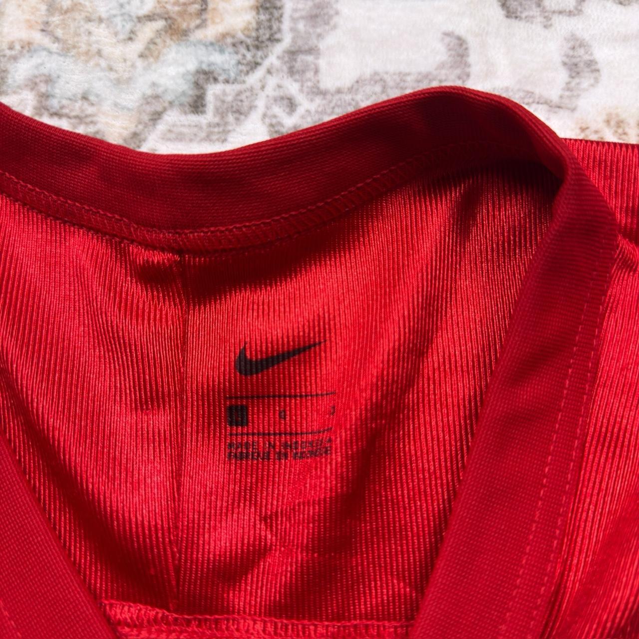 Nike Red Football Jersey Size L