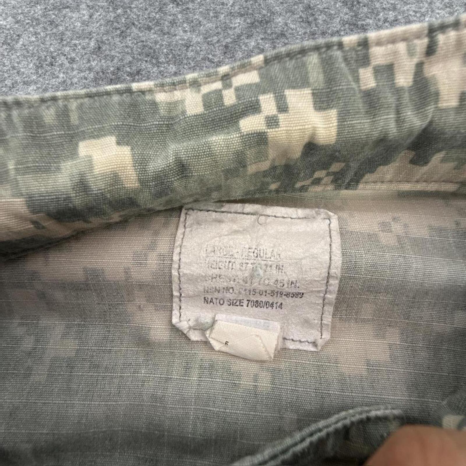 Khaki green camouflage jacket