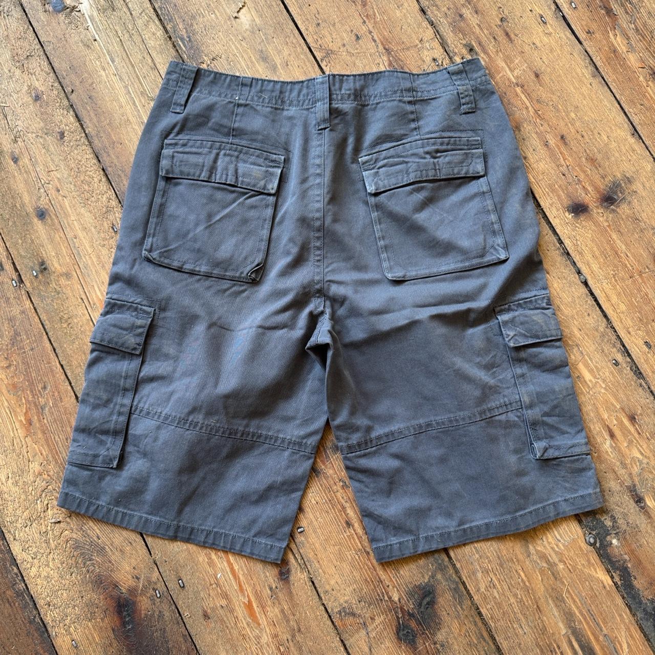 Southpole Cargo Shorts in Blue Gray W38