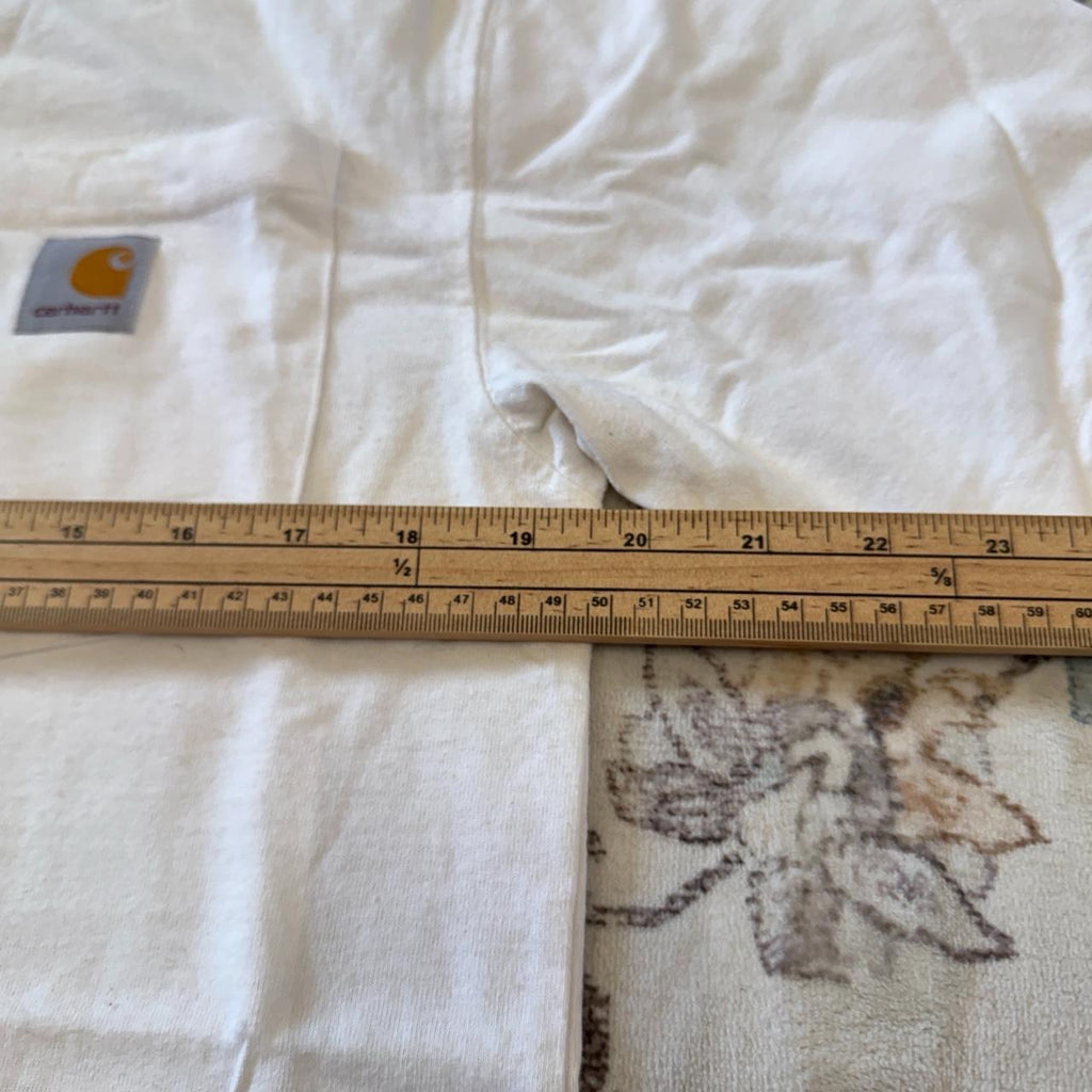 Carhartt Loose Fit White Pocket T-Shirt Size S
