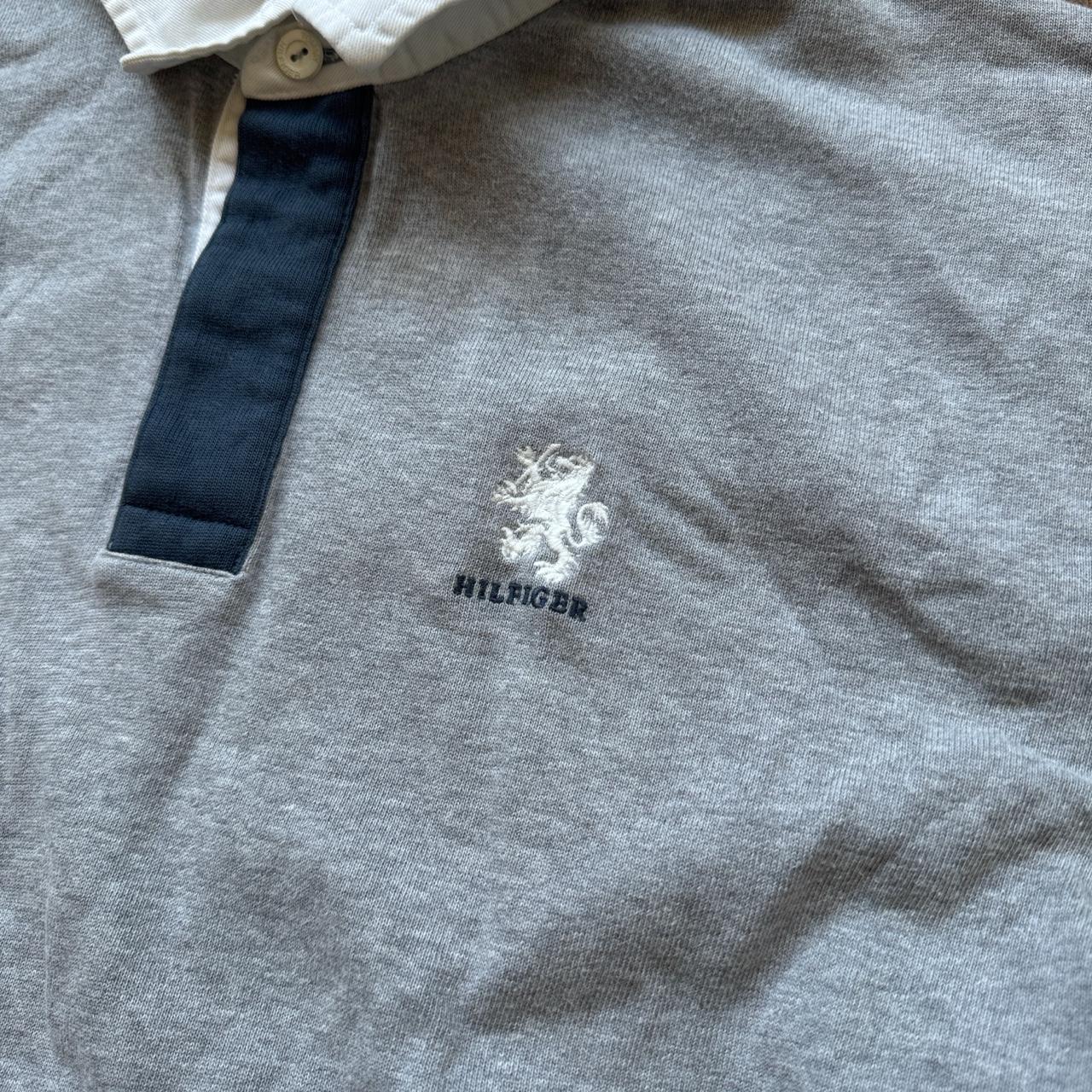 Tommy Hilfiger ‘8’ Polo Shirt in Gray Size XXL