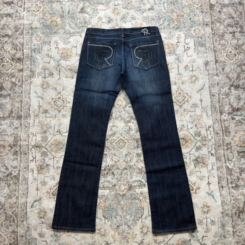 Rock & Republic Y2K Bootcut Jeans with Embroidery