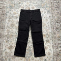 Carhartt Relaxed Fit Contrast Lining Black Carpenter Trousers W35 L30