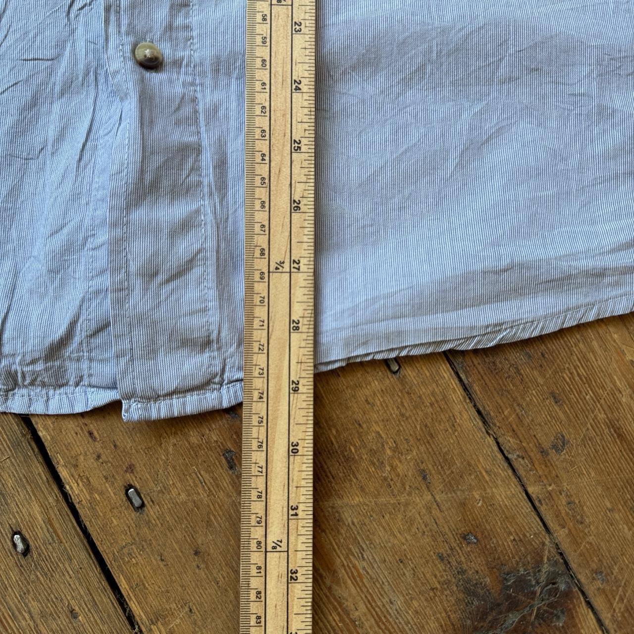 Lee Dungarees Light Blue Short-sleeved Button-up Shirt Size M
