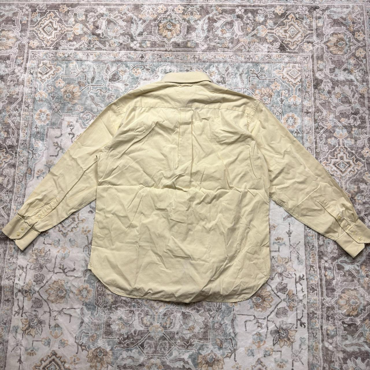 Tommy Hilfiger Yellow Long-sleeved Button-up Shirt Size L