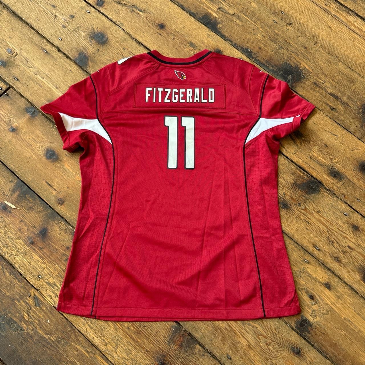 Nike NFL Arizona Cardinals Fitzgerald Jersey in Red Women’s Size XL
