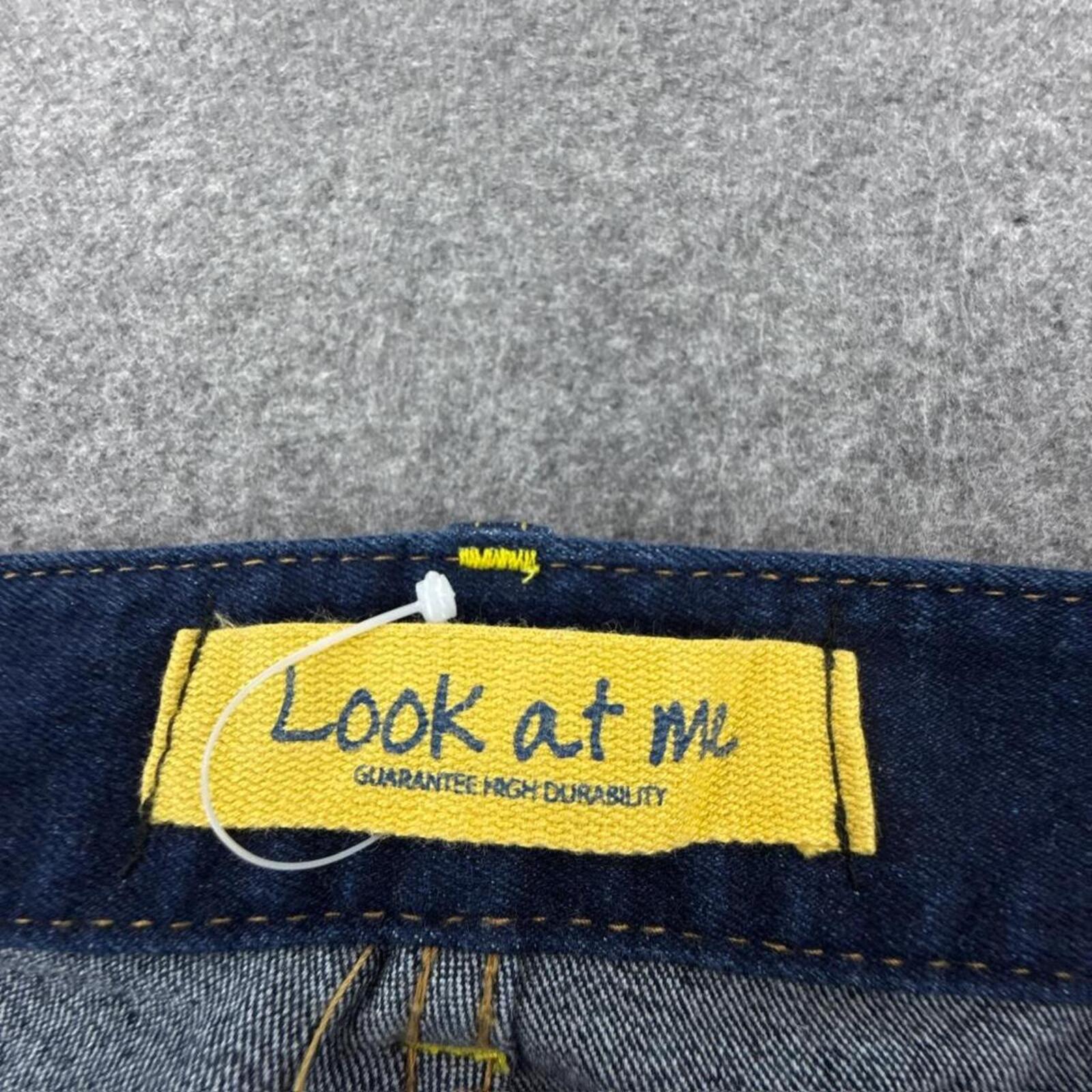 Look at me women's Y2K dark blue flared jeans #flares