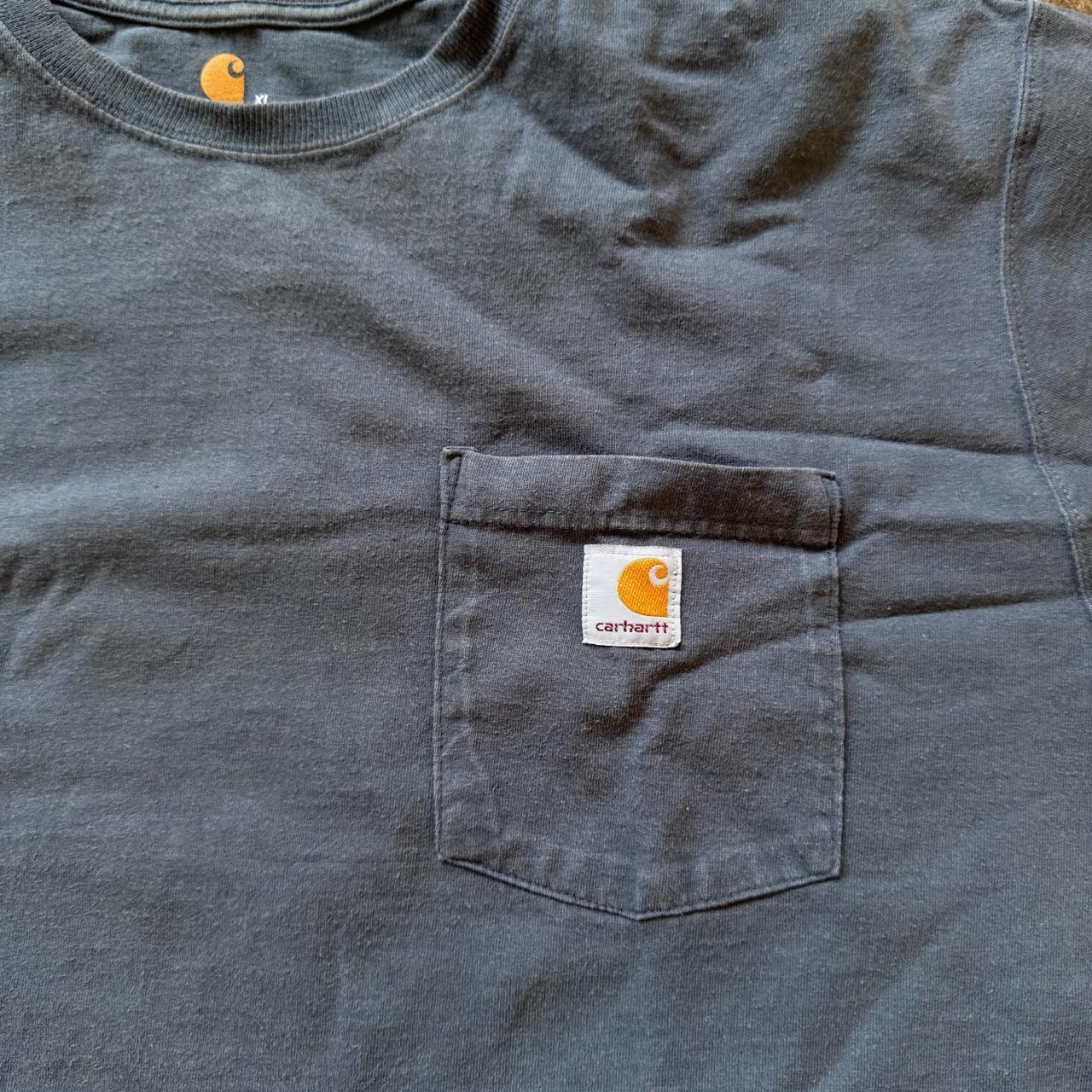 Carhartt Original Fit Gray T-Shirt with Front Pocket Size XL