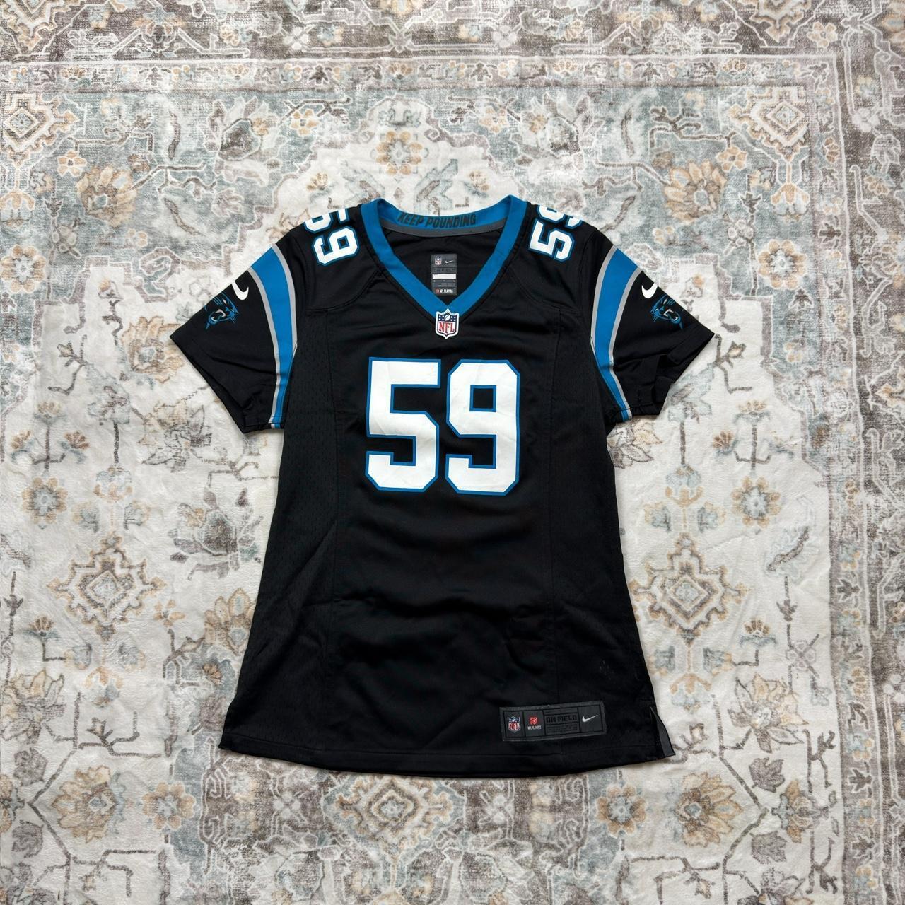 Nike NFL Carolina Panthers Luke Kuechly Jersey in Black Size S