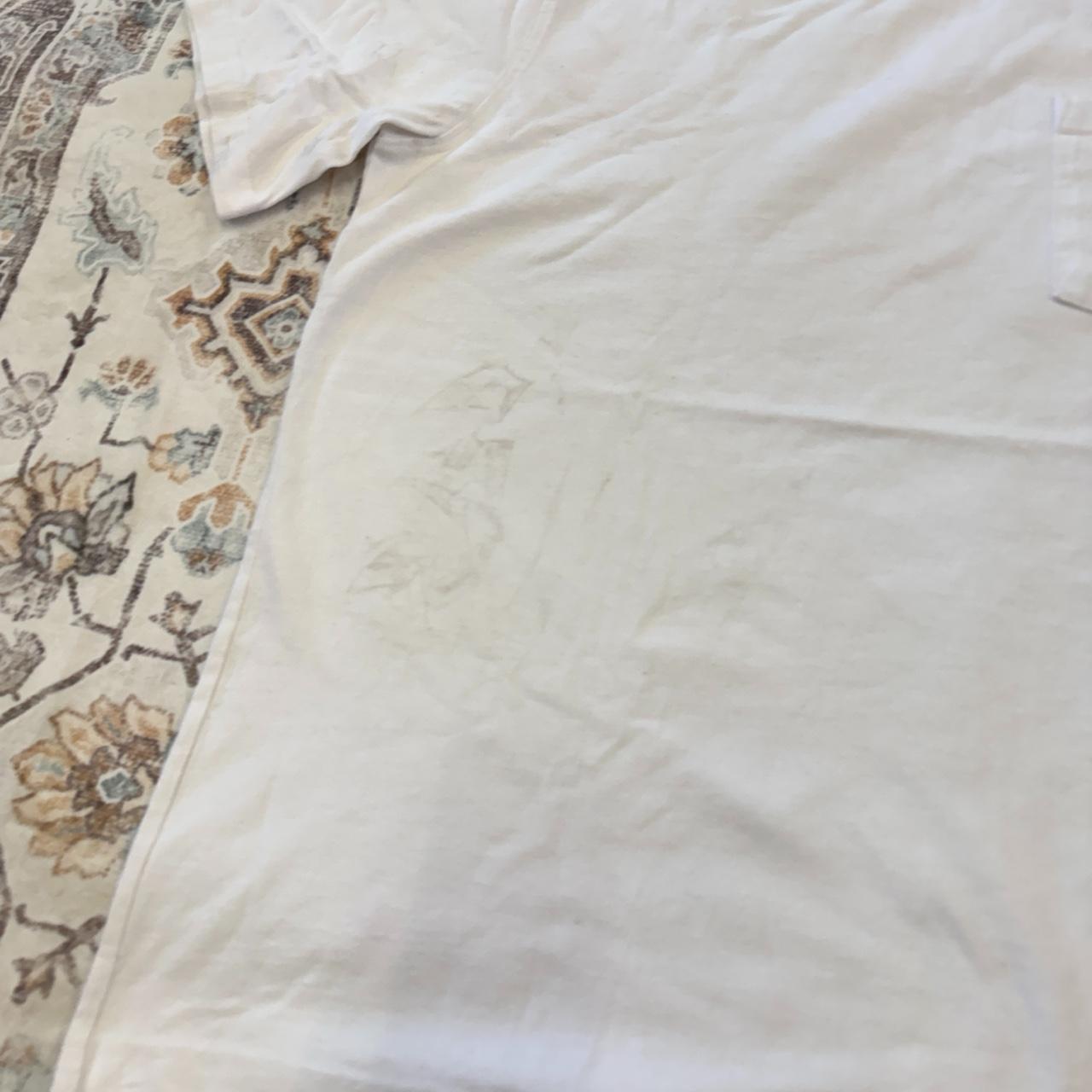 Carhartt Relaxed Fit White T-Shirt with Front Pocket Size L