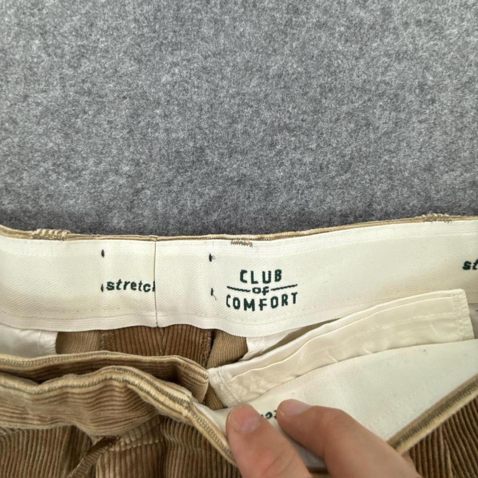 Tan corduroy Club of Comfort trousers
