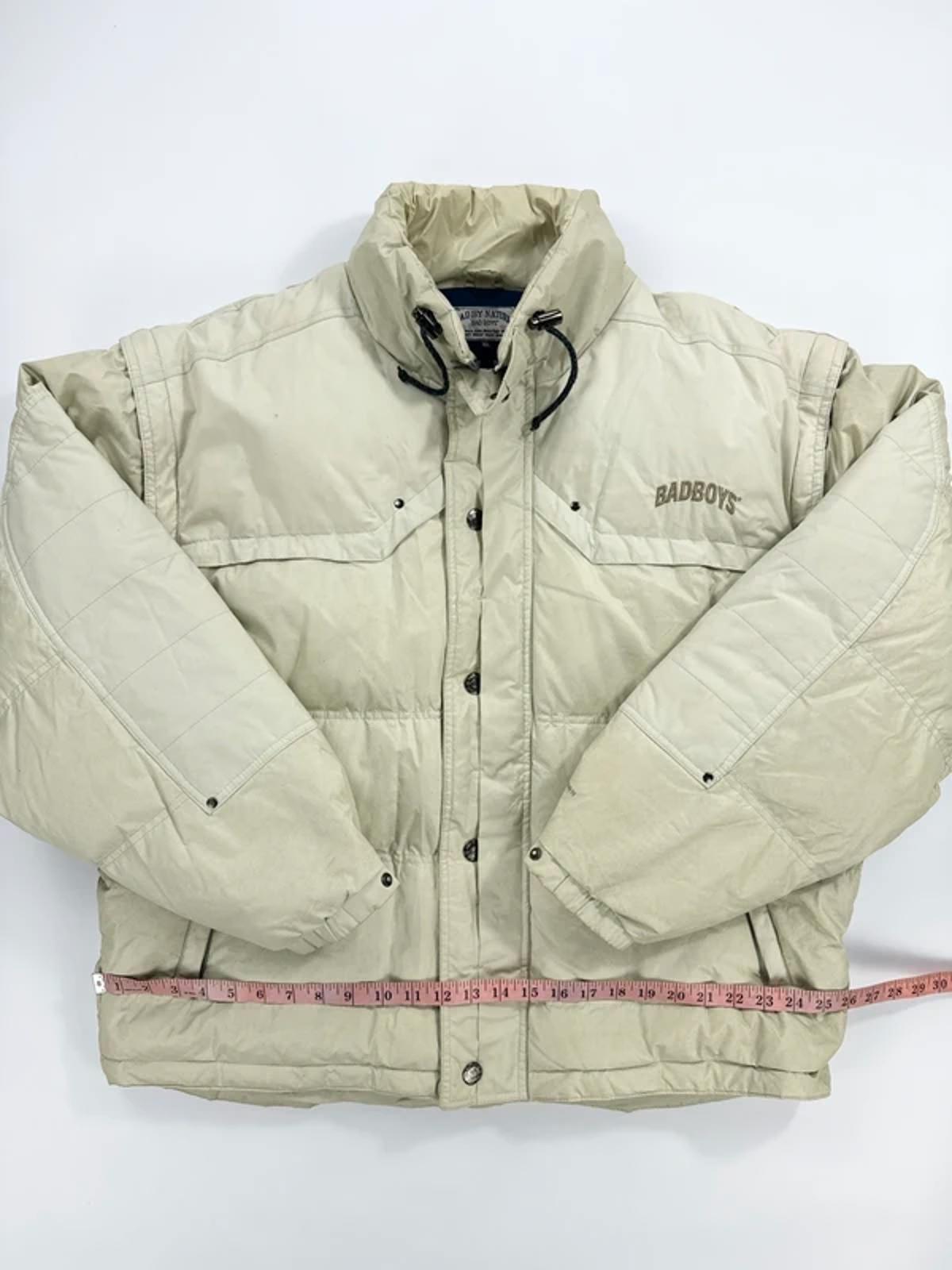 Bad Boys Vintage Puffer Jacket Cream
